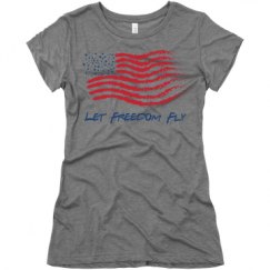 Ladies Slim Fit Super Soft Triblend Tee