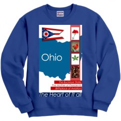 Unisex Film and Foil Crewneck Sweatshirt