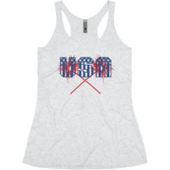 Ladies Slim Fit Super Soft Racerback Triblend Tank