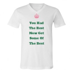 Unisex V-Neck Jersey Tee