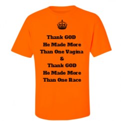 Unisex Ultra Cotton Safety Neon Crewneck Tee