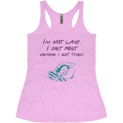 Ladies Slim Fit Super Soft Racerback Triblend Tank