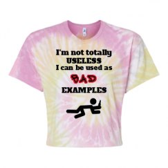 Women's Tie Dye Crop Top Tee