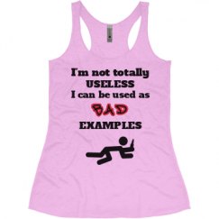 Ladies Slim Fit Super Soft Racerback Triblend Tank