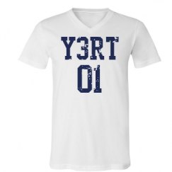 Unisex V-Neck Jersey Tee