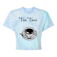 Women's Tie Dye Crop Top Tee