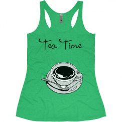 Ladies Slim Fit Super Soft Racerback Triblend Tank
