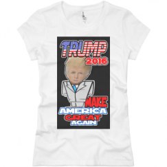 Ladies Slim Fit Basic Promo Jersey Tee