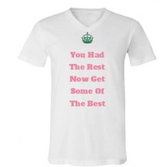 Unisex V-Neck Jersey Tee