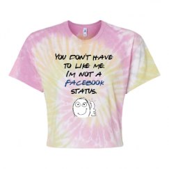Women's Tie Dye Crop Top Tee