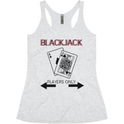 Ladies Slim Fit Super Soft Racerback Triblend Tank