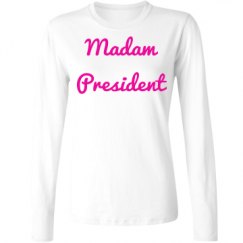 Ladies Relaxed Fit Basic Long Sleeve Tee