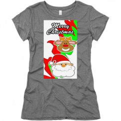 Ladies Slim Fit Super Soft Triblend Tee