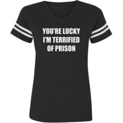 Ladies Relaxed Fit Vintage Sports Tee