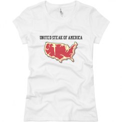 Ladies Slim Fit Basic Promo Jersey Tee