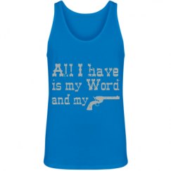 Unisex Jersey Neon Tank Top