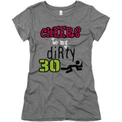 Ladies Slim Fit Super Soft Triblend Tee