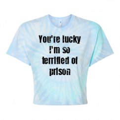 Women's Tie Dye Crop Top Tee