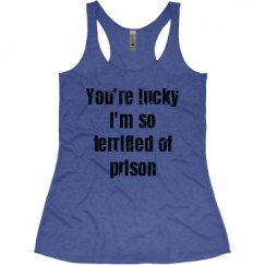 Ladies Slim Fit Super Soft Racerback Triblend Tank