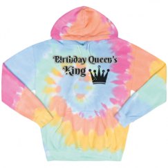 Unisex Tie-Dye Fleece Hoodie