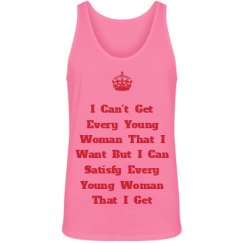 Unisex Jersey Neon Tank Top