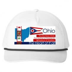 Snapback Five-Panel Rope Hat