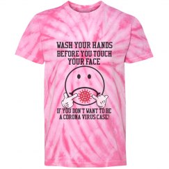 Youth Tie-Dye Corona Virus Tee