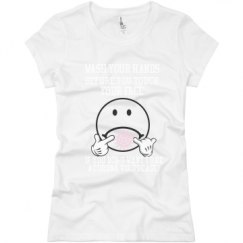 Ladies Slim Fit Basic Promo Jersey Tee