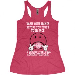 Ladies Slim Fit Super Soft Racerback Triblend Tank