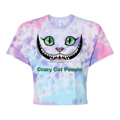 Women's Tie Dye Crop Top Tee