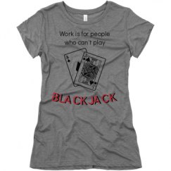 Ladies Slim Fit Super Soft Triblend Tee