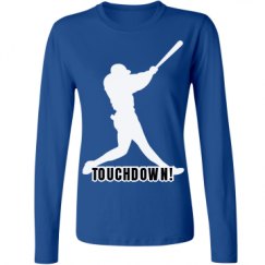 Ladies Relaxed Fit Basic Long Sleeve Tee