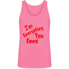 Unisex Jersey Neon Tank Top