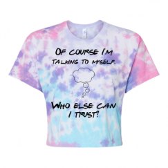 Women's Tie Dye Crop Top Tee