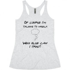 Ladies Slim Fit Super Soft Racerback Triblend Tank