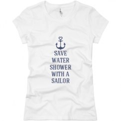 Ladies Slim Fit Basic Promo Jersey Tee