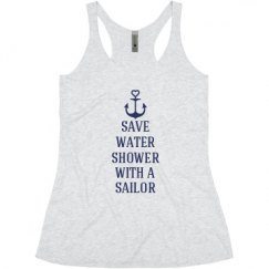 Ladies Slim Fit Super Soft Racerback Triblend Tank