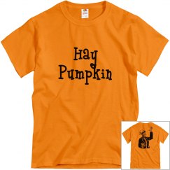 Hay Pumpkin