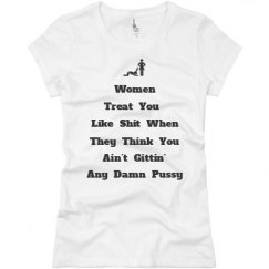 Ladies Slim Fit Basic Promo Jersey Tee