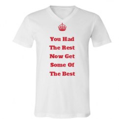 Unisex V-Neck Jersey Tee