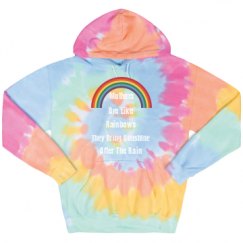 Unisex Tie-Dye Fleece Hoodie