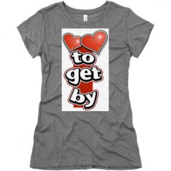 Ladies Slim Fit Super Soft Triblend Tee