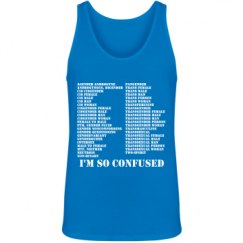 Unisex Jersey Neon Tank Top