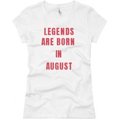 Ladies Slim Fit Basic Promo Jersey Tee