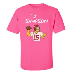 Unisex Ultra Cotton Safety Neon Crewneck Tee