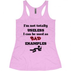 Ladies Slim Fit Super Soft Racerback Triblend Tank