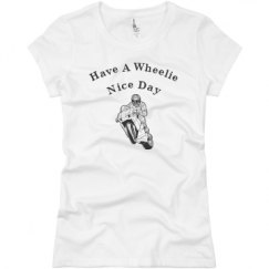 Ladies Slim Fit Basic Promo Jersey Tee