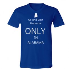 Unisex V-Neck Jersey Tee