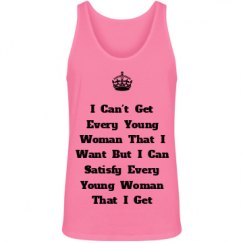 Unisex Jersey Neon Tank Top