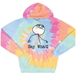 Unisex Tie-Dye Fleece Hoodie